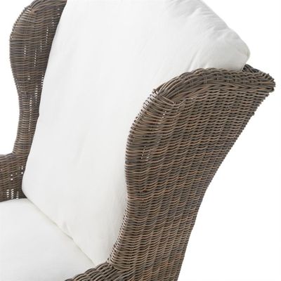 Riviera Maison Nicolas öronlappsfåtölj brun