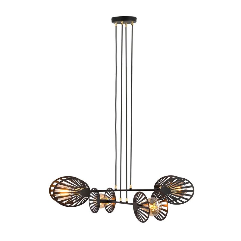 Emibig Lighting Taklampa PLAYA 4 SVART