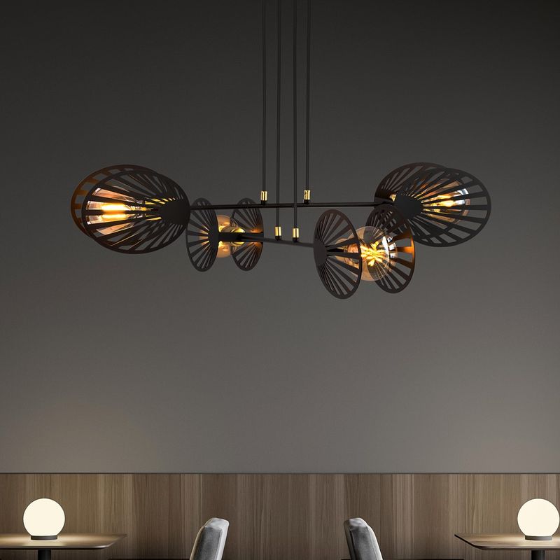 Emibig Lighting Taklampa PLAYA 4 SVART