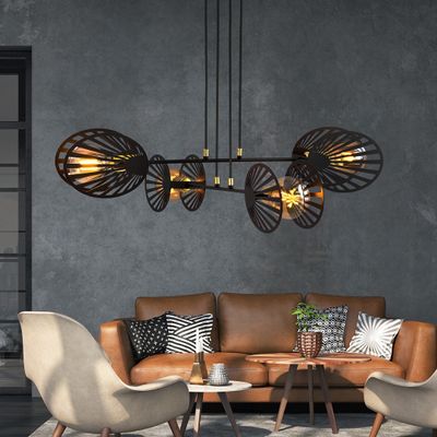 Emibig Lighting Taklampa PLAYA 4 SVART