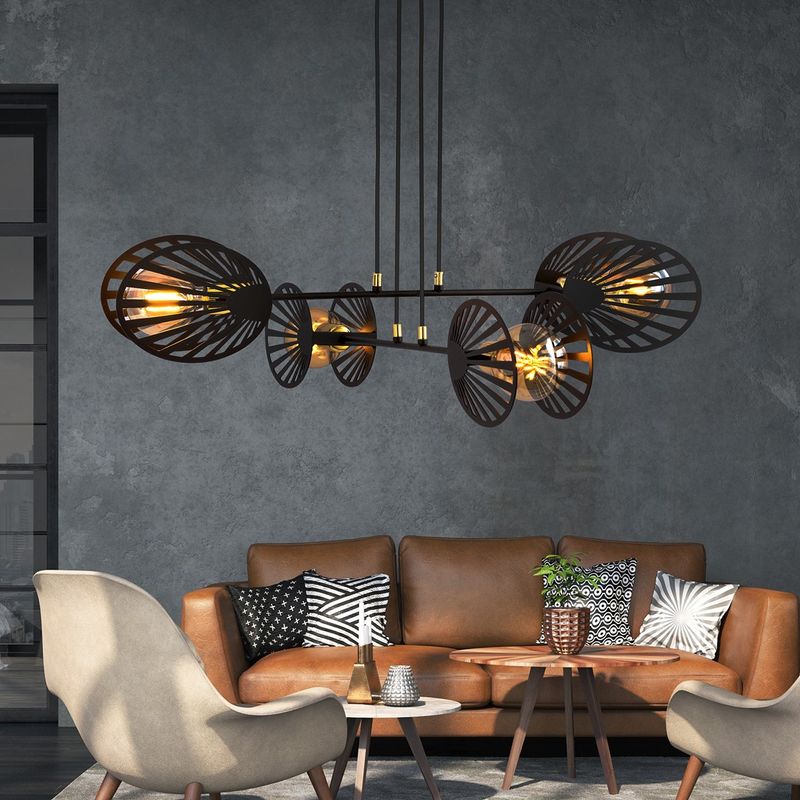 Emibig Lighting Taklampa PLAYA 4 SVART