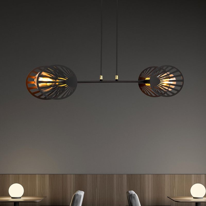 Emibig Lighting Taklampa PLAYA 2 SVART