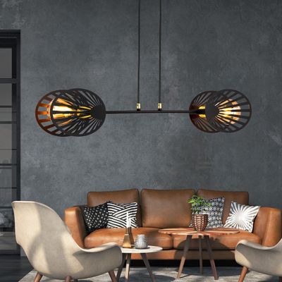 Emibig Lighting Taklampa PLAYA 2 SVART