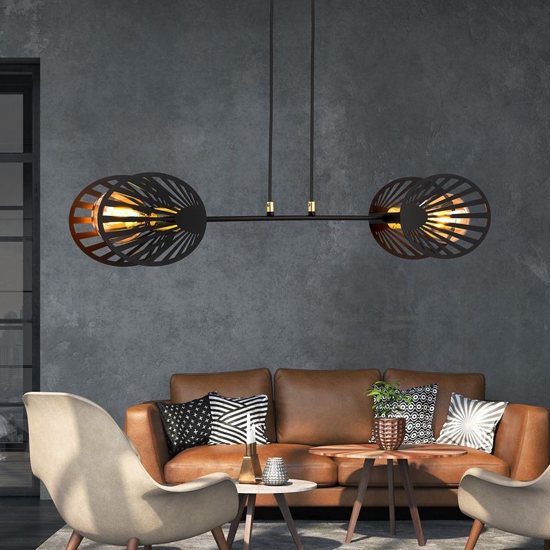 Emibig Lighting Taklampa PLAYA 2 SVART