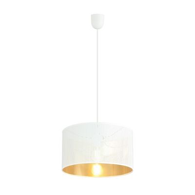 Emibig Lighting Taklampa ASTON 1 VIT/GULD