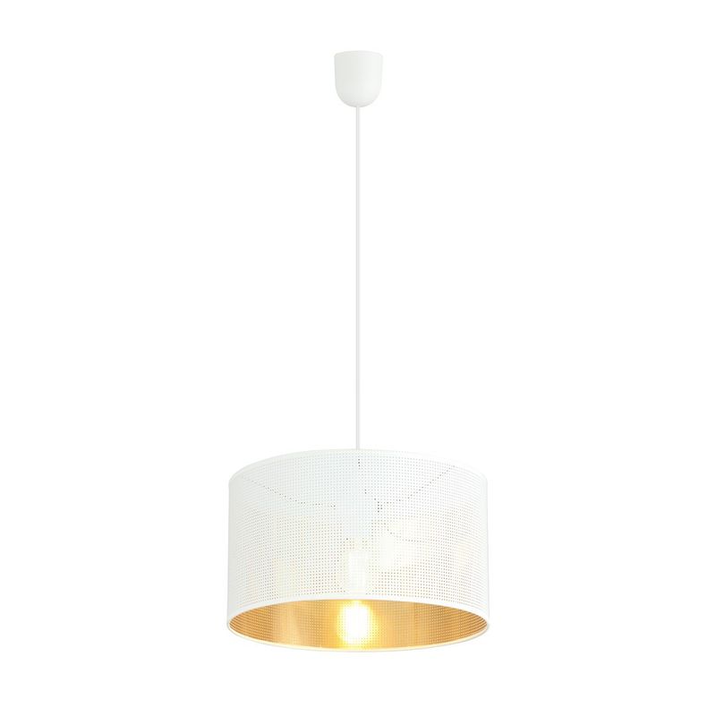Emibig Lighting Taklampa ASTON 1 VIT/GULD