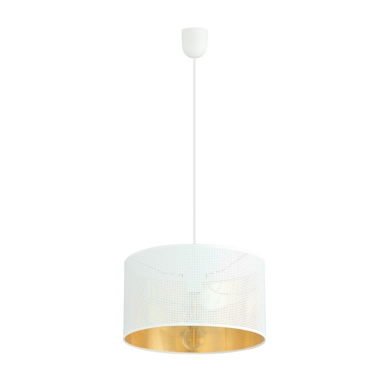 Emibig Lighting Taklampa ASTON 1 VIT/GULD