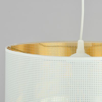 Emibig Lighting Taklampa ASTON 1 VIT/GULD