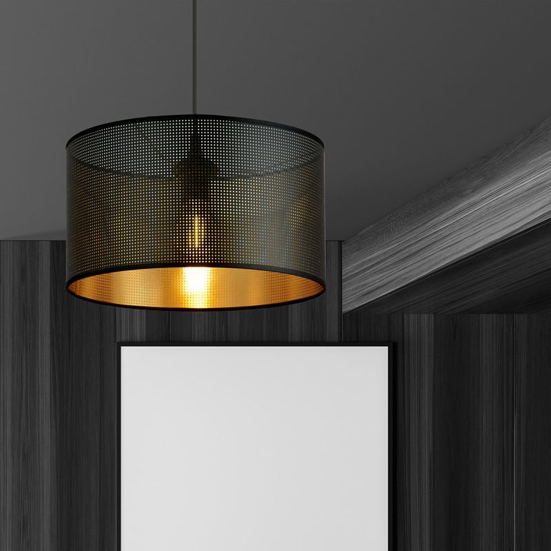 Emibig Lighting Taklampa ASTON 1 SVART/GULD
