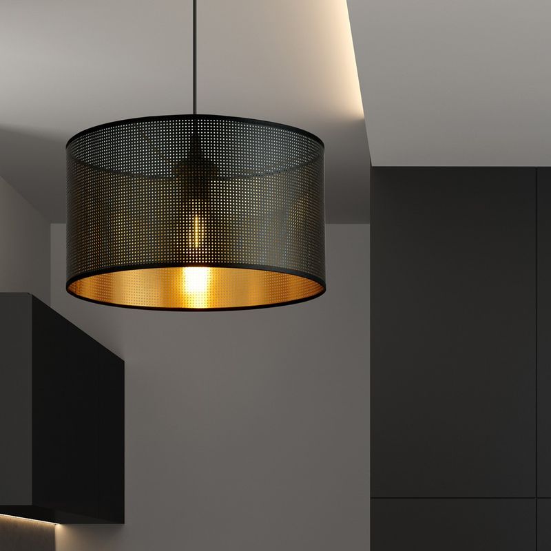 Emibig Lighting Taklampa ASTON 1 SVART/GULD