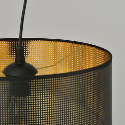 Emibig Lighting Taklampa ASTON 1 SVART/GULD