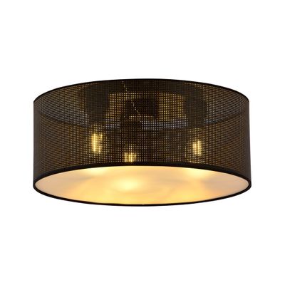 Emibig Lighting Taklampa ASTON 3 SVART/GULD
