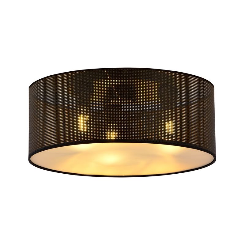 Emibig Lighting Taklampa ASTON 3 SVART/GULD