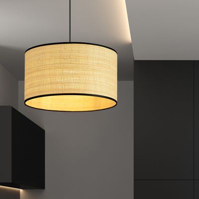 Emibig Lighting Taklampa ASTON 1 RATTAN