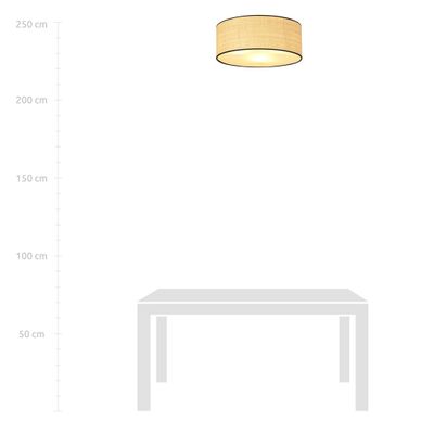 Emibig Lighting Taklampa ASTON 3 RATTAN