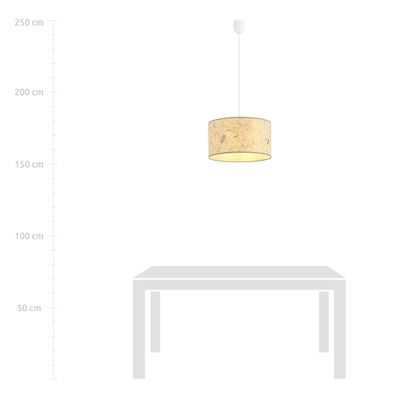 Emibig Lighting Taklampa ASTON 1 KORK