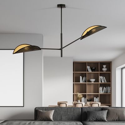 Emibig Lighting Taklampa VENE 2 SVART/GULD