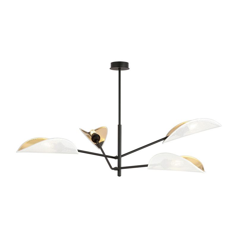Emibig Lighting Taklampa VENE 4 VIT/GULD