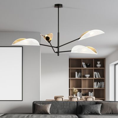Emibig Lighting Taklampa VENE 4 VIT/GULD