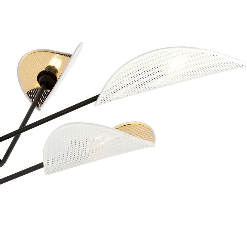 Emibig Lighting Taklampa VENE 6 VIT/GULD