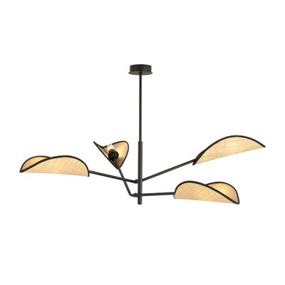 Emibig Lighting Taklampa VENE 4 SVART/ROTTING