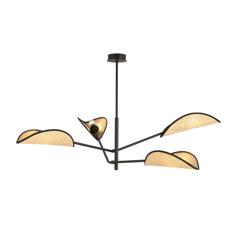 Emibig Lighting Taklampa VENE 4 SVART/ROTTING
