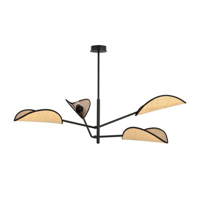 Emibig Lighting Taklampa VENE 4 SVART/ROTTING