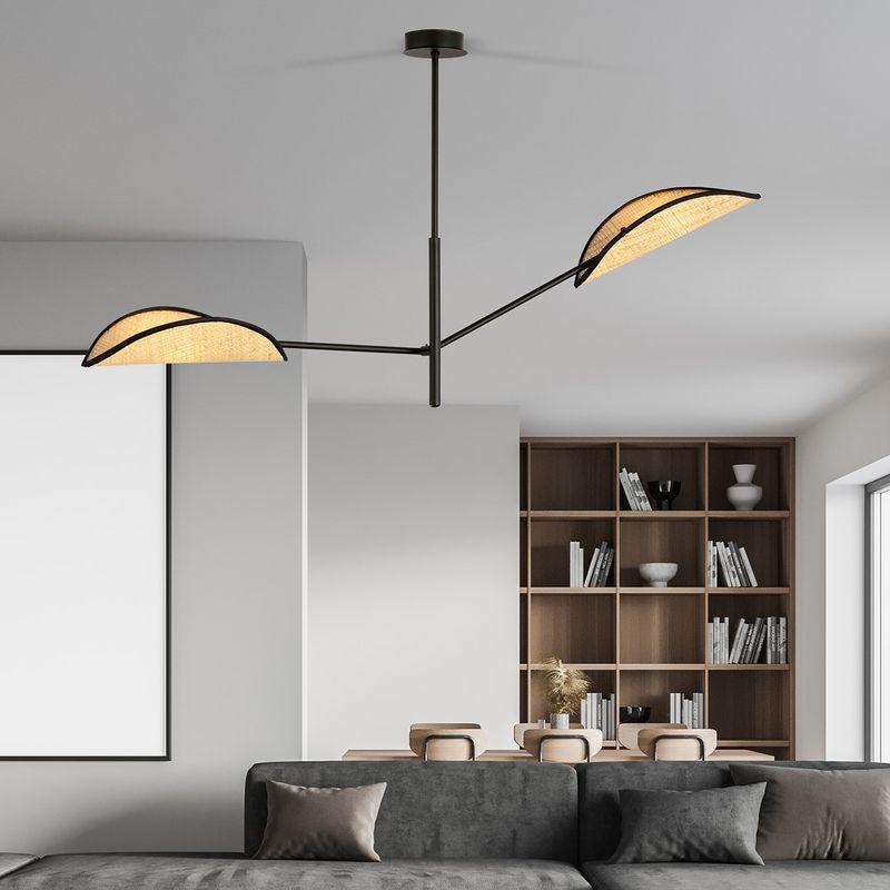 Emibig Lighting Taklampa VENE 2 SVART/ROTTING