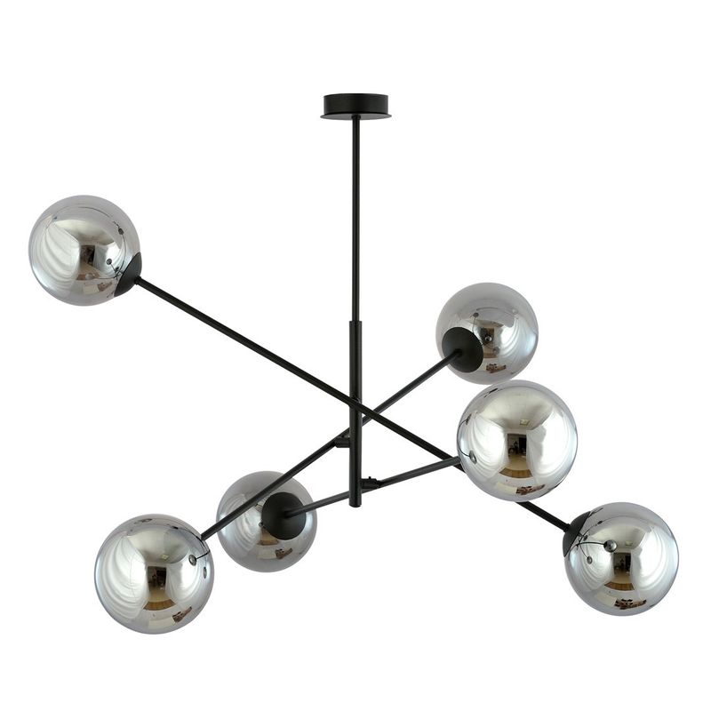 Emibig Lighting Taklampa LINEAR 6 SVART/GRAFIT