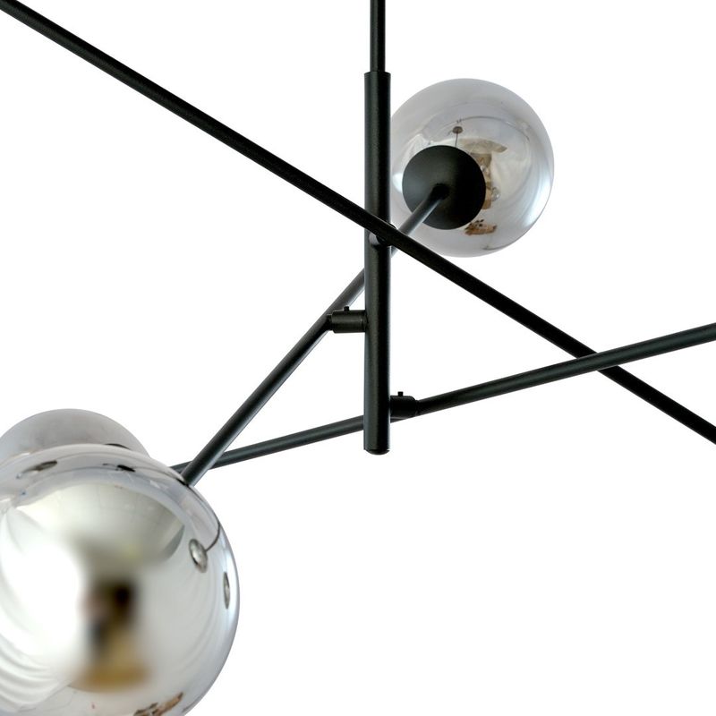 Emibig Lighting Taklampa LINEAR 6 SVART/GRAFIT