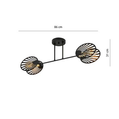Emibig Lighting Taklampa TALIA 2 SVART