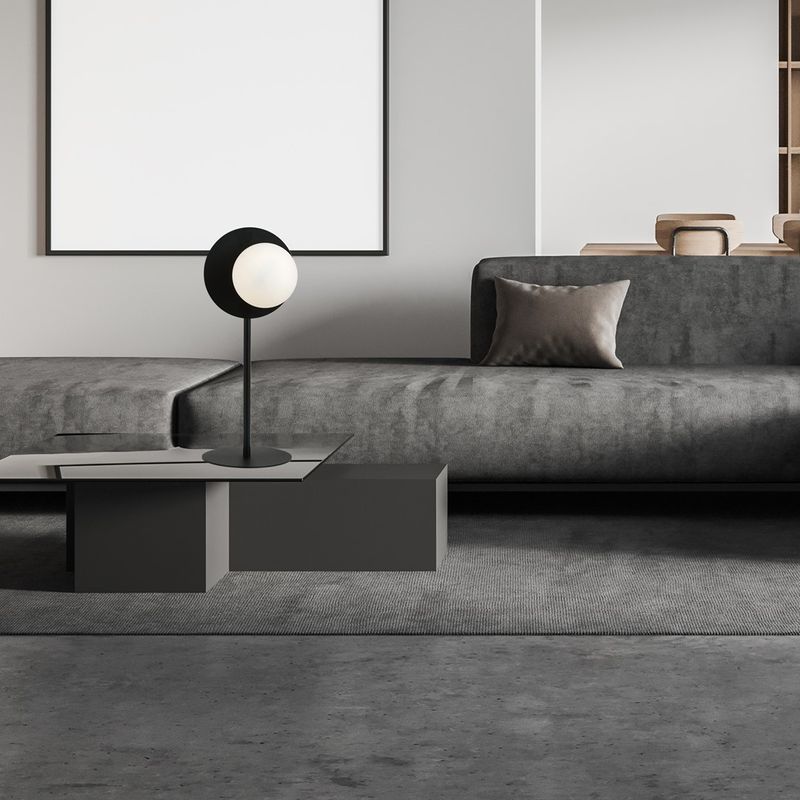 Emibig Bordslampa Lighting OSLO LN SVART/OPAL