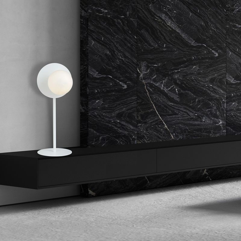 Emibig Bordslampa Lighting OSLO LN VIT/OPAL