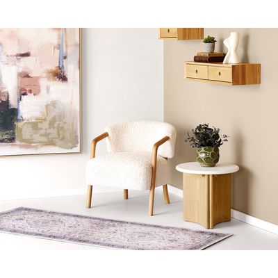 House Nordic Dakar Fåtölj - Beige/mörk natur