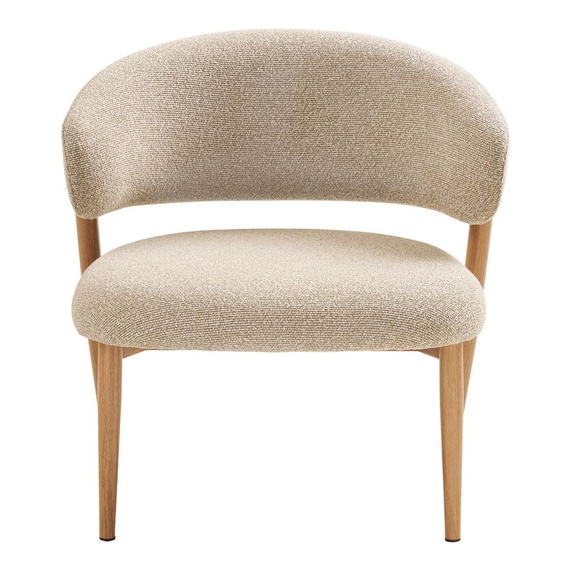 House Nordic Cavi fåtölj ljusa ben, Sand