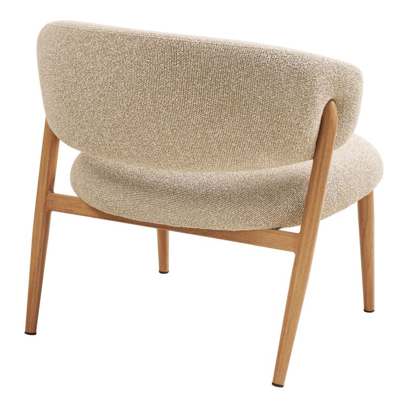 House Nordic Cavi fåtölj ljusa ben, Sand