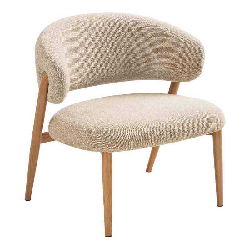 House Nordic Cavi fåtölj ljusa ben, Sand