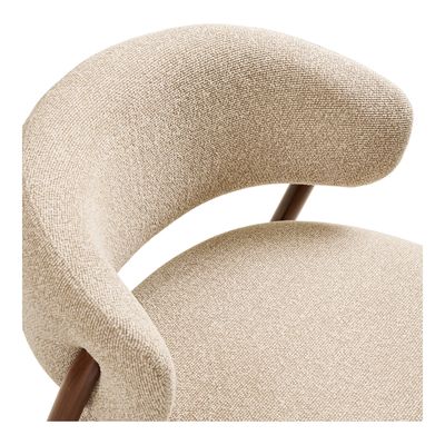 House Nordic Cavi fåtölj mörka ben, Sand