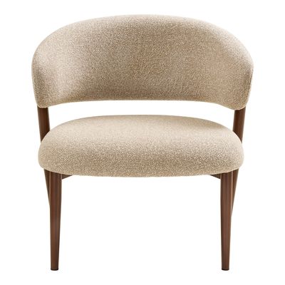 House Nordic Cavi fåtölj mörka ben, Sand