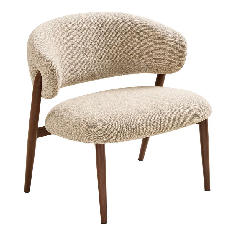 House Nordic Cavi fåtölj mörka ben, Sand