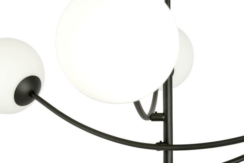 Emibig Lighting Taklampa HUNTER 4 SVART/OPAL