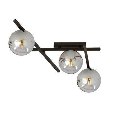 Emibig Lighting Taklampa SMART 3 SVART/GRAFIT
