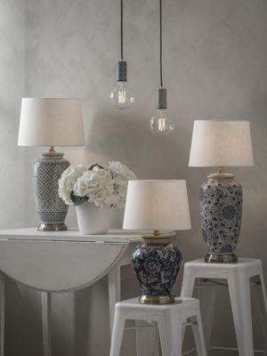 PR Home Bordslampa Li Jing Med lampskärm 68 cm