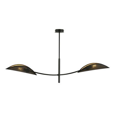 Emibig Lighting Taklampa LOTUS 2 SVART/GULD