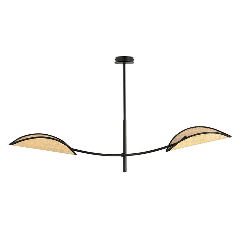 Emibig Lighting Taklampa LOTUS 2 SVART/ROTTING