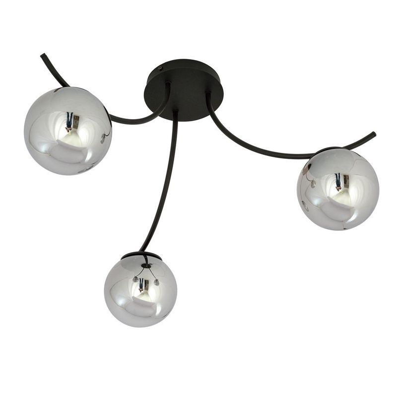 Emibig Lighting Taklampa BOSTON 3 SVART/GRAFIT