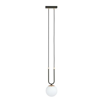 Emibig Lighting Taklampa GLAM 1 SVART/OPAL