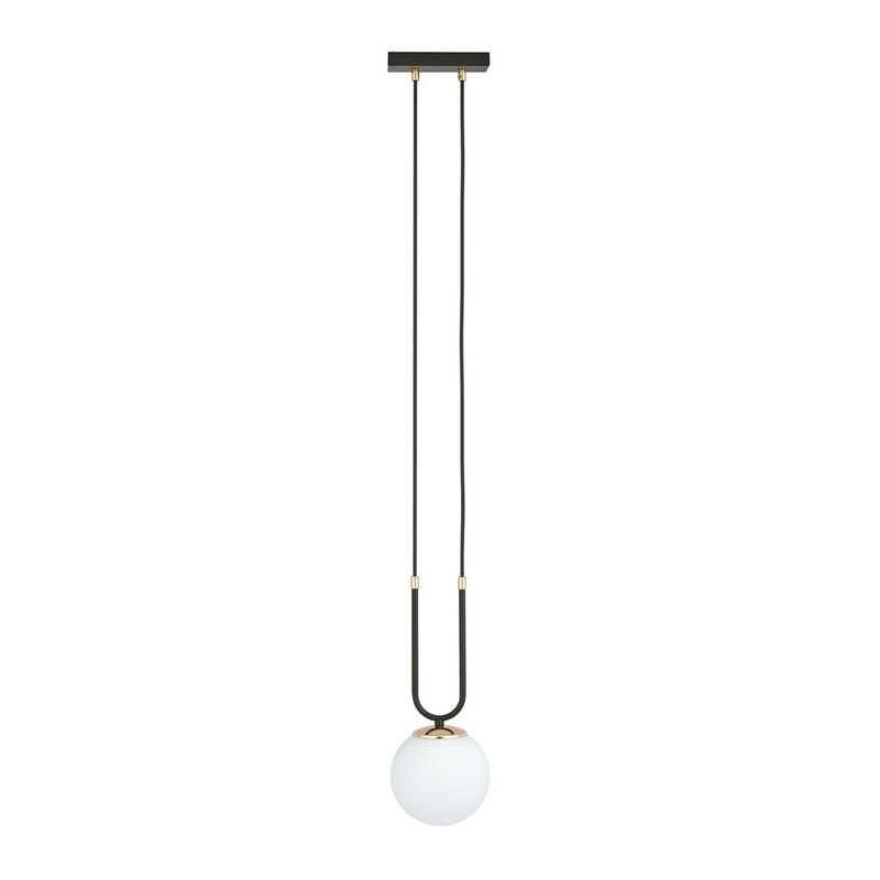 Emibig Lighting Taklampa GLAM 1 SVART/OPAL