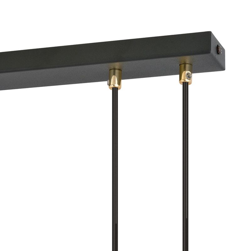 Emibig Lighting Taklampa GLAM 3 SVART/OPAL