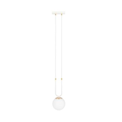 Emibig Lighting Taklampa GLAM 1 VIT/OPAL